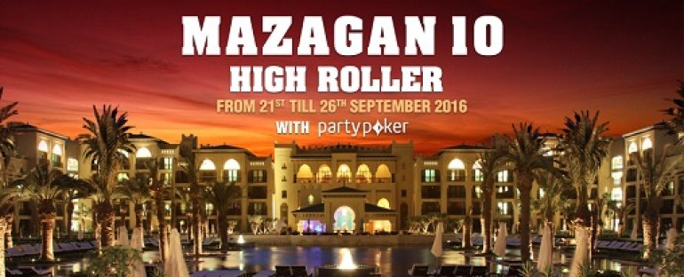 Mazagan 10 Poker Festival header